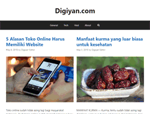 Tablet Screenshot of digiyan.com